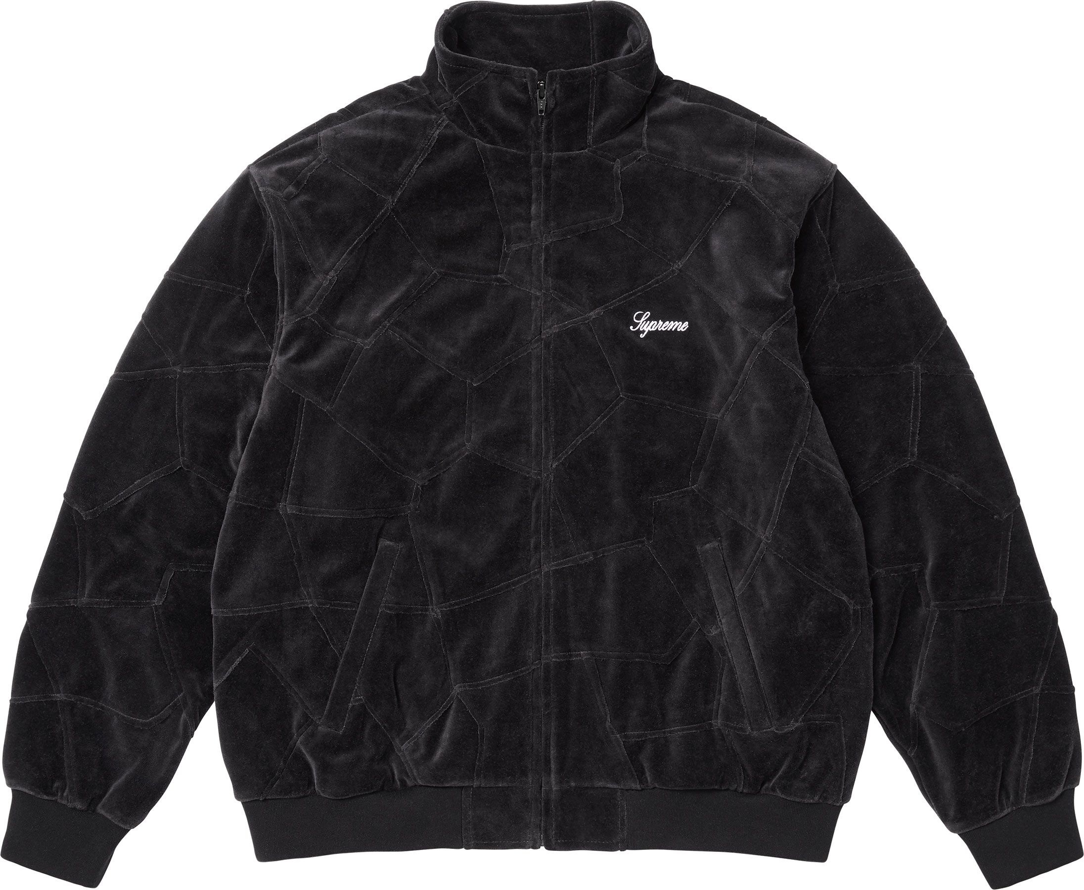 Patchwork Velour Track Jacket view 11